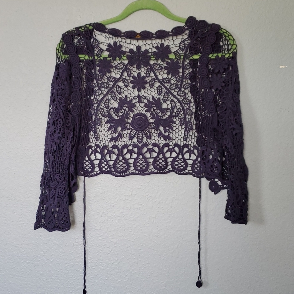 Knitted Short Jacket - Picture 4 of 7